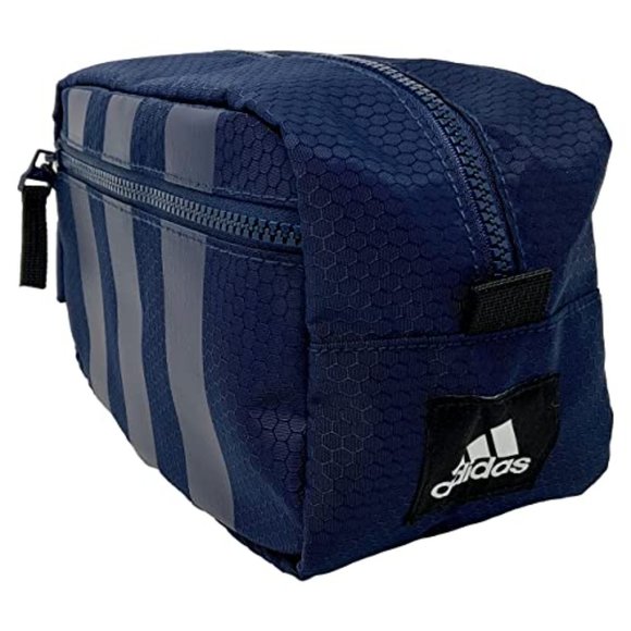 Adidas Team Toiletry Kit DOPP Travel Shower Bag BLACK NAVY OR PINK NWT - Picture 4 of 5